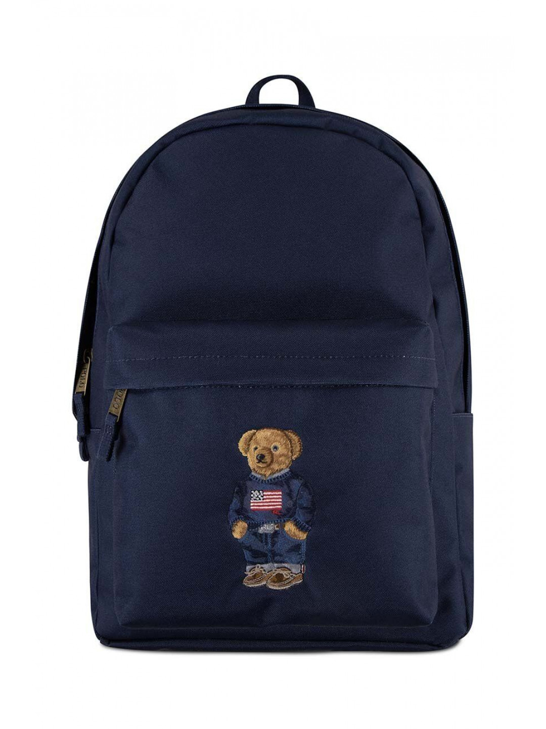 Dětský batoh Polo Ralph Lauren tmavomodrá barva velký s aplikací 9AR149